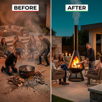 EmberCraft Nova Chiminea Fire Pit — product view 4