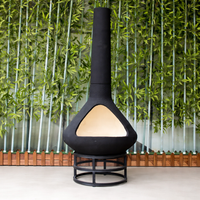 EmberCraft Nova Chiminea Fire Pit — product view 8