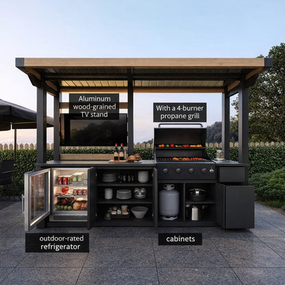 Forgestone Luxegrill Outdoor Kitchen Station — product view 5