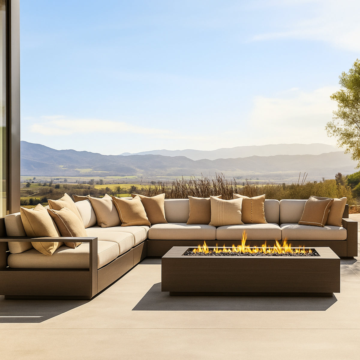 Monolith CastStone Linear Fire Table — product view 3