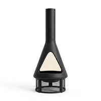 EmberCraft Nova Chiminea Fire Pit — Studio Shot