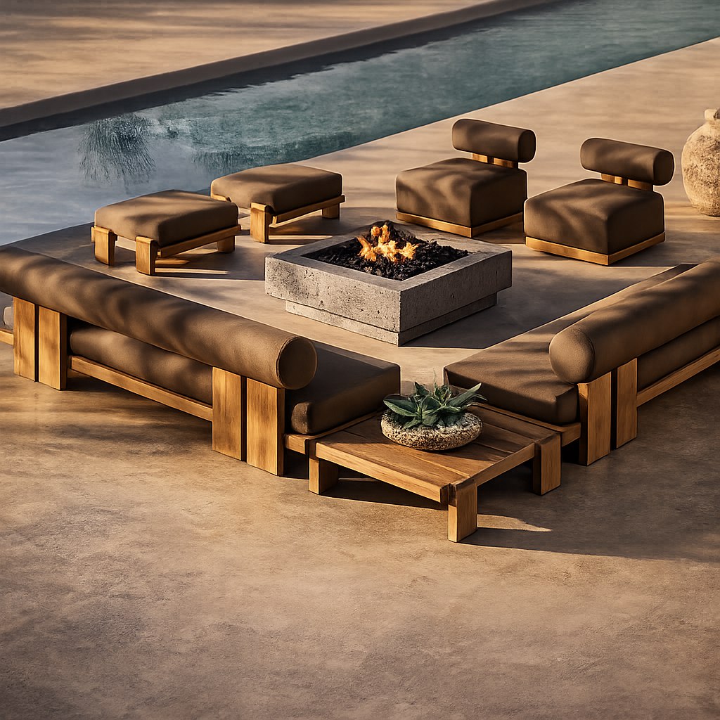 TerraFirme Ember Lounge & Firepit Set — product view 4