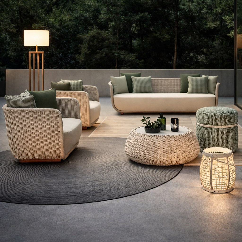 VerdeLoom Riviera Woven Lounge Set — product view 2